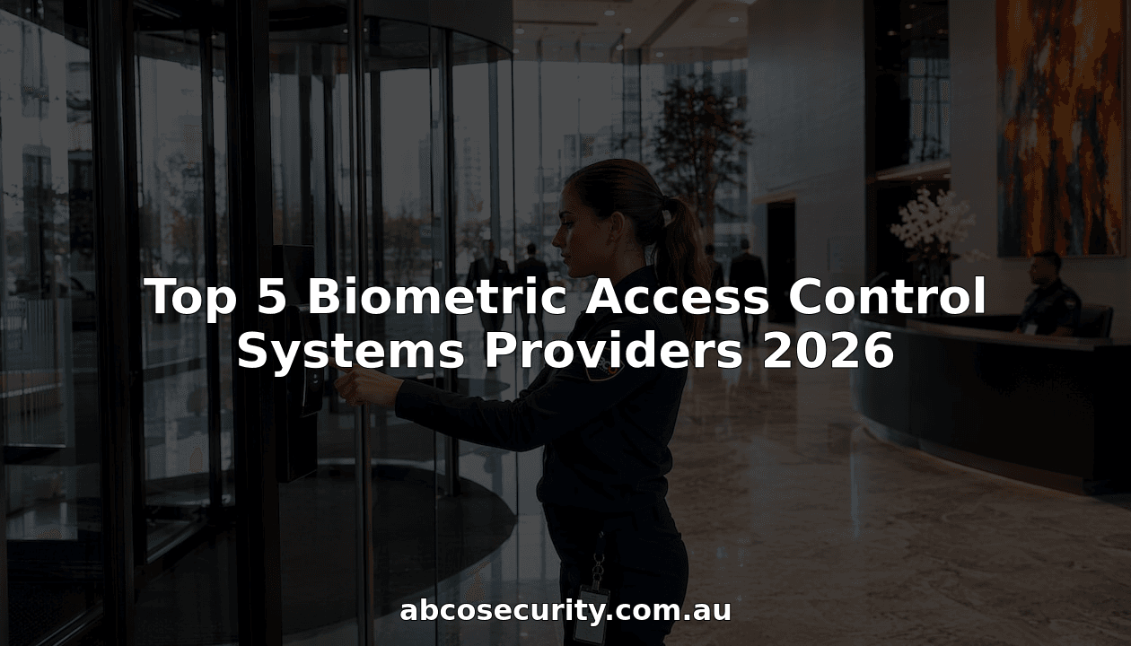 Technician using biometric access scanner at secure entrance