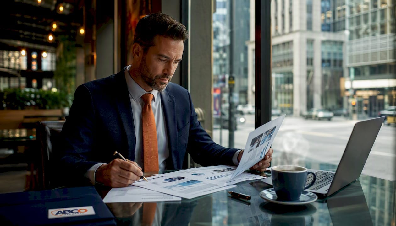 Video analytics security: what security leaders need to know 8 Security leader reviewing video analytics compliance documents