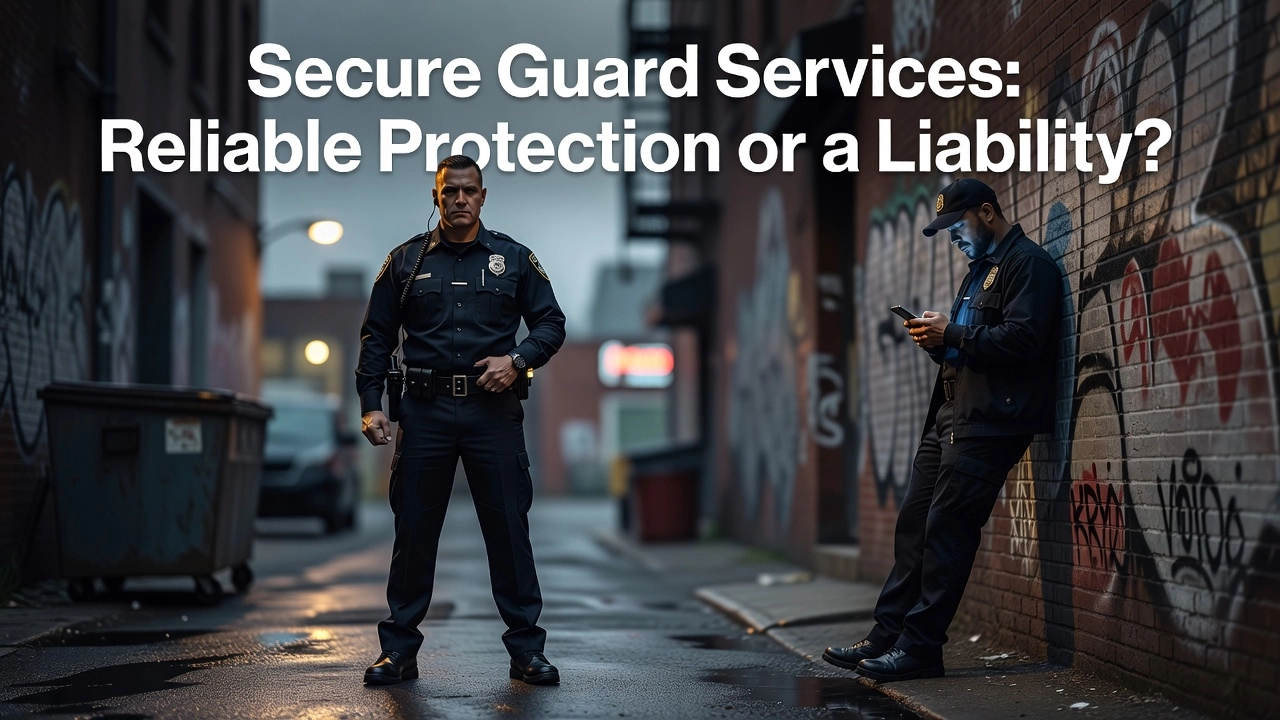 Professional header image for comparison analysis: Secure Guard Services: Reliable Protection or a Liability?