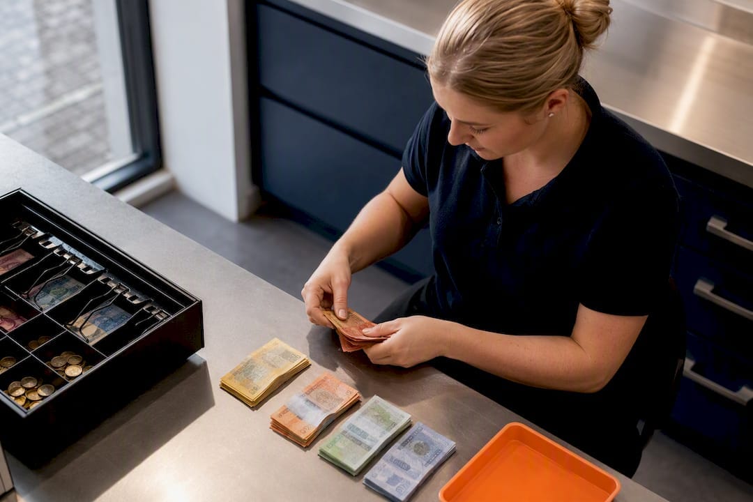 Stop Employee Theft This Week: 3 Controls for Australian Managers 8 Cashier following a careful cash handling procedure