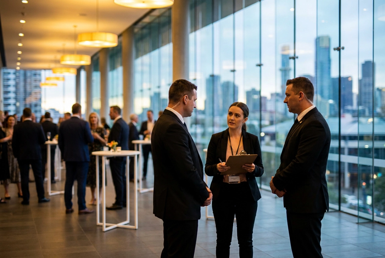 Corporate Event Security in Melbourne: How to Scale Guard Numbers as Headcount Grows 8 Professional header image for step-by-step guide: Corporate Event Security in Melbourne: How to Scale Guard...
