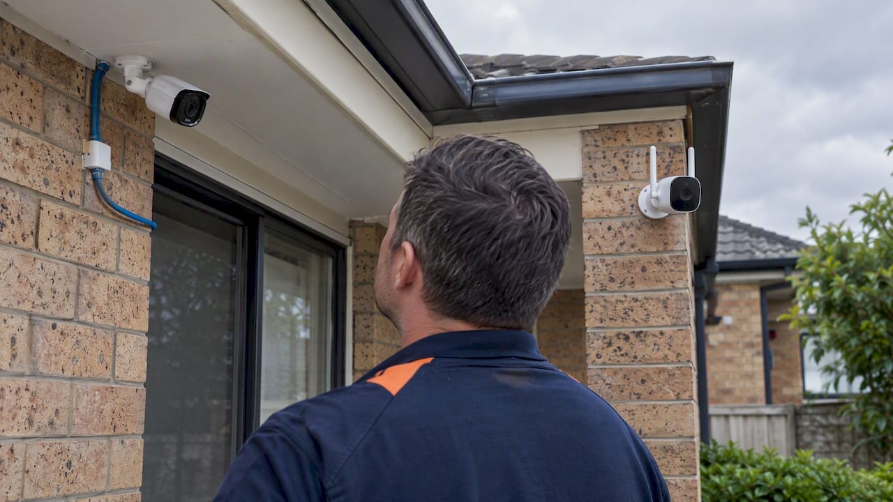 Five Year Costs Make PoE Better Than Wireless Cameras in Australia 8 Installer comparing wired and wireless security cameras