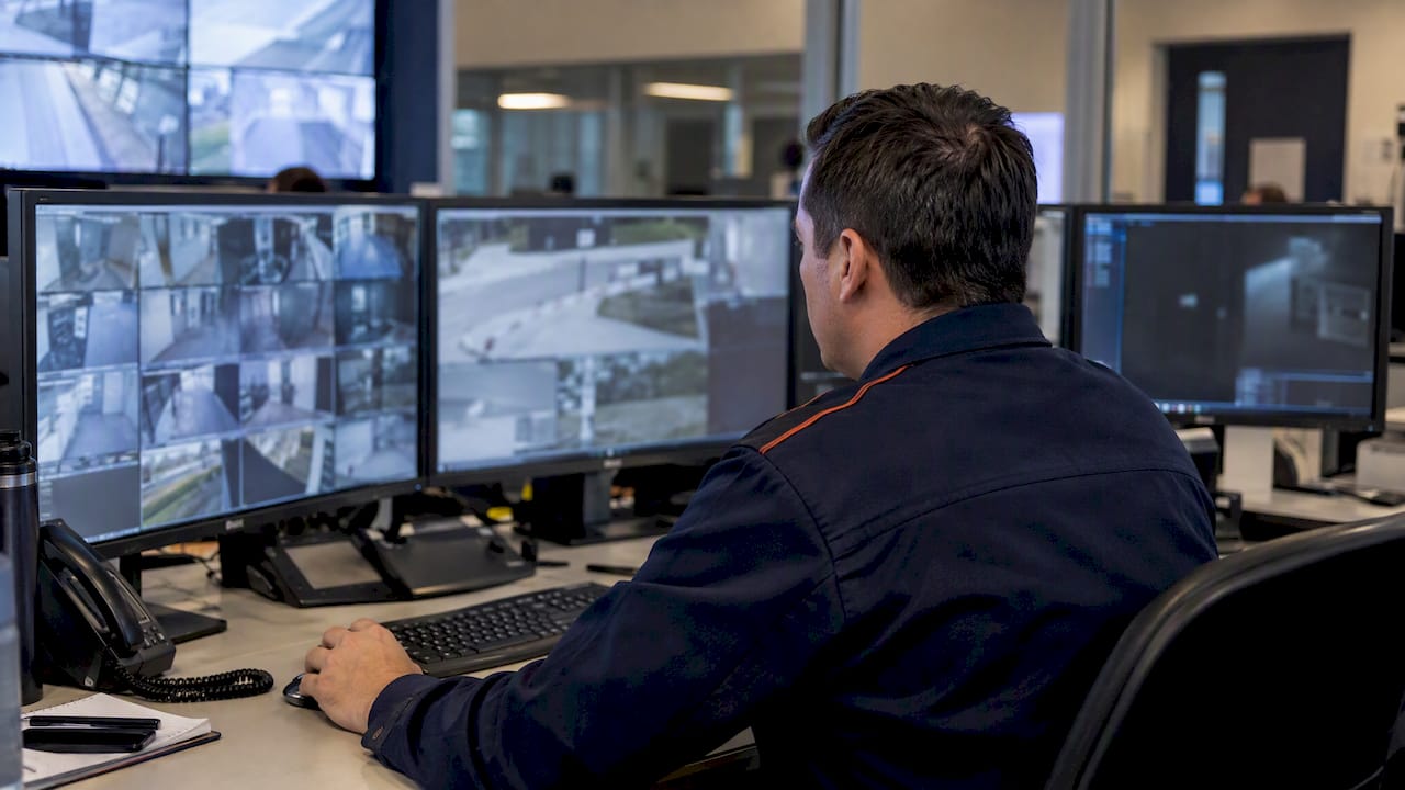 Security operator comparing integrated monitoring systems