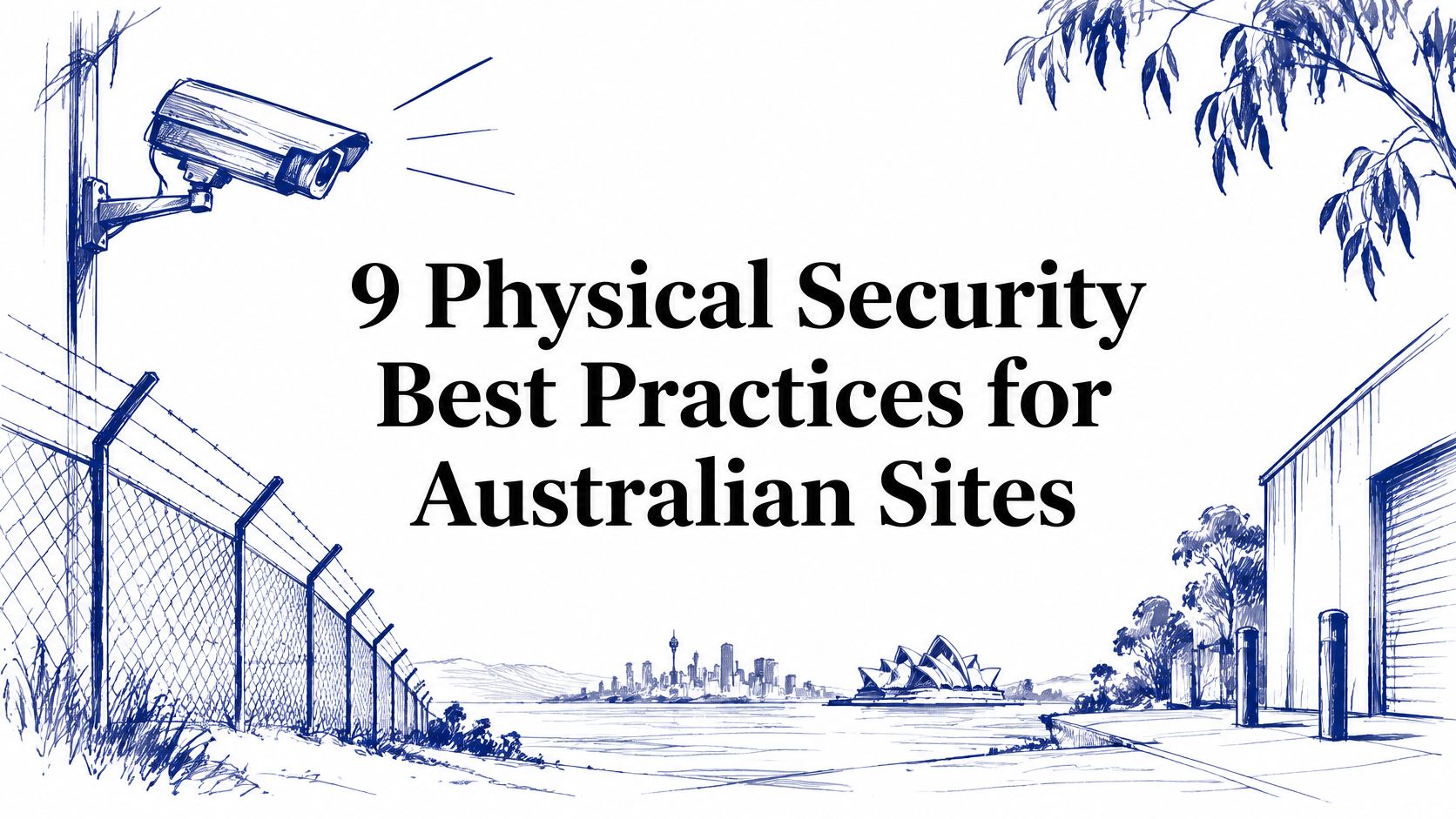 physical security best practices security surveillance