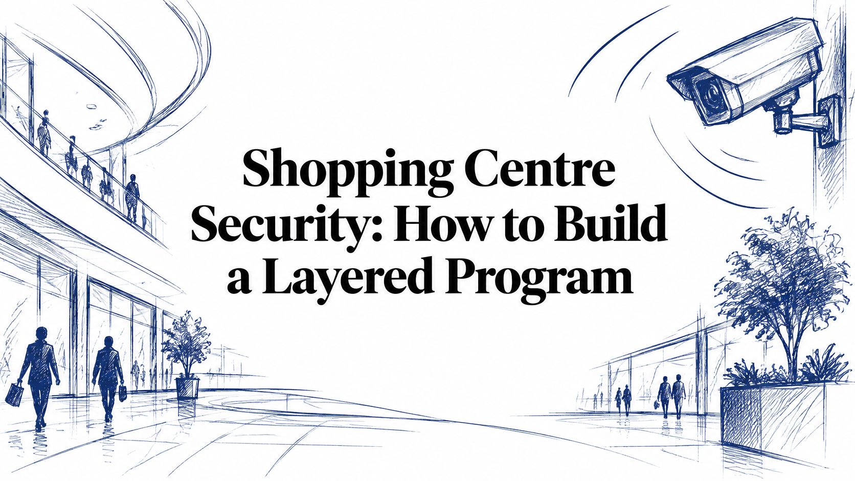 shopping centre security surveillance camera
